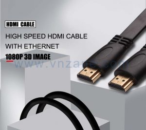 vnzane black HDMI cord for connection of diverse devices