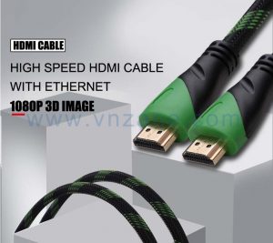 green head jacket hdmi high speed cable