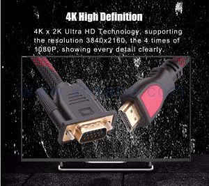 waterproof VGA to HDMI cable in bulk from vnzane