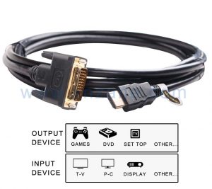 vnzane HDMI to DVI cable for many devices